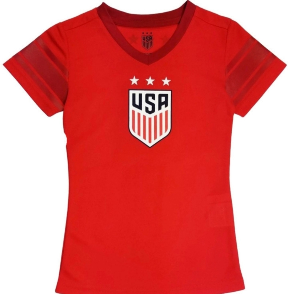 FIFA US Womens Soccer 2019 World Cup Alex Morgan Shirt Jersey LITTLE Girl XS